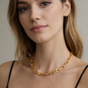 Chain Necklace 17” New